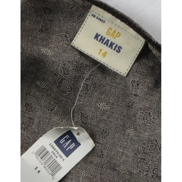 SALE! Paisley Brown Midi Knee Skirt - Picture 2 of 2